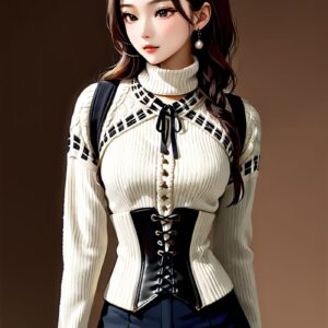 リアル系日本人女性×冬ニットを再現｜Stable Diffusion用ベースプロンプト（Unusual-Set）