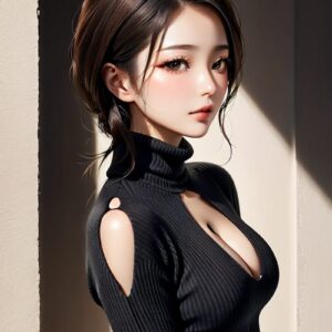 リアル系日本人女性×冬ニットを再現｜Stable Diffusion用ベースプロンプト（Sexy-Set）