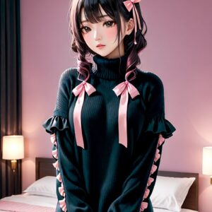 リアル系日本人女性×冬ニットを再現｜Stable Diffusion用ベースプロンプト（Jirai-kei-Winter-Knit）